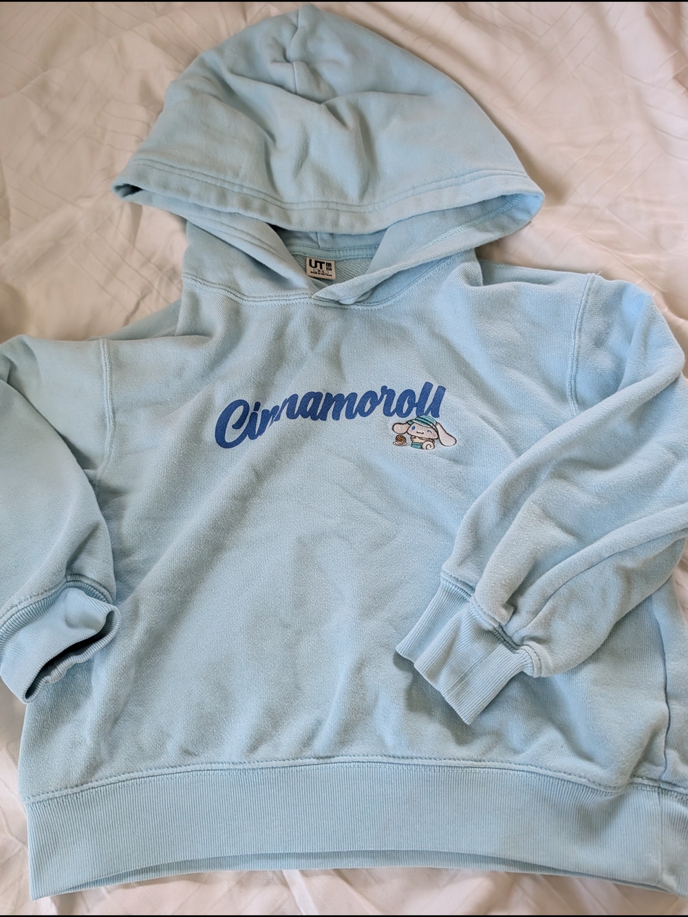 Uniqlo Cinnamoroll Light Blue Kids Hoodie Sweatshirt